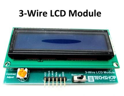 3 wire lcd module