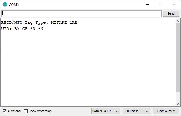 RFID-Serial Monitor