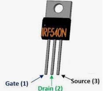 IRF540N pinout