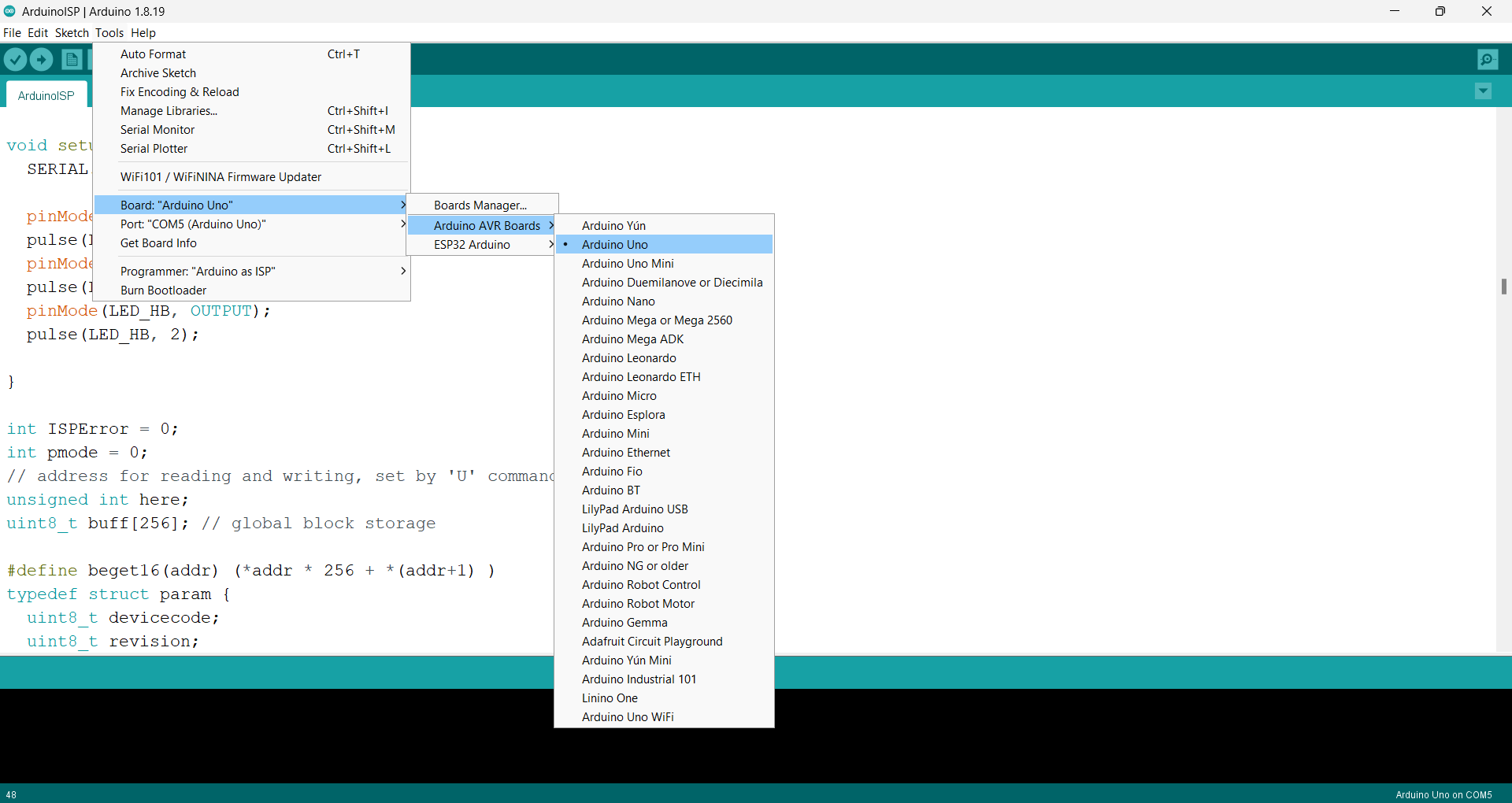 Arduino-Bootloader-Arduino-Board-Select-From-IDE