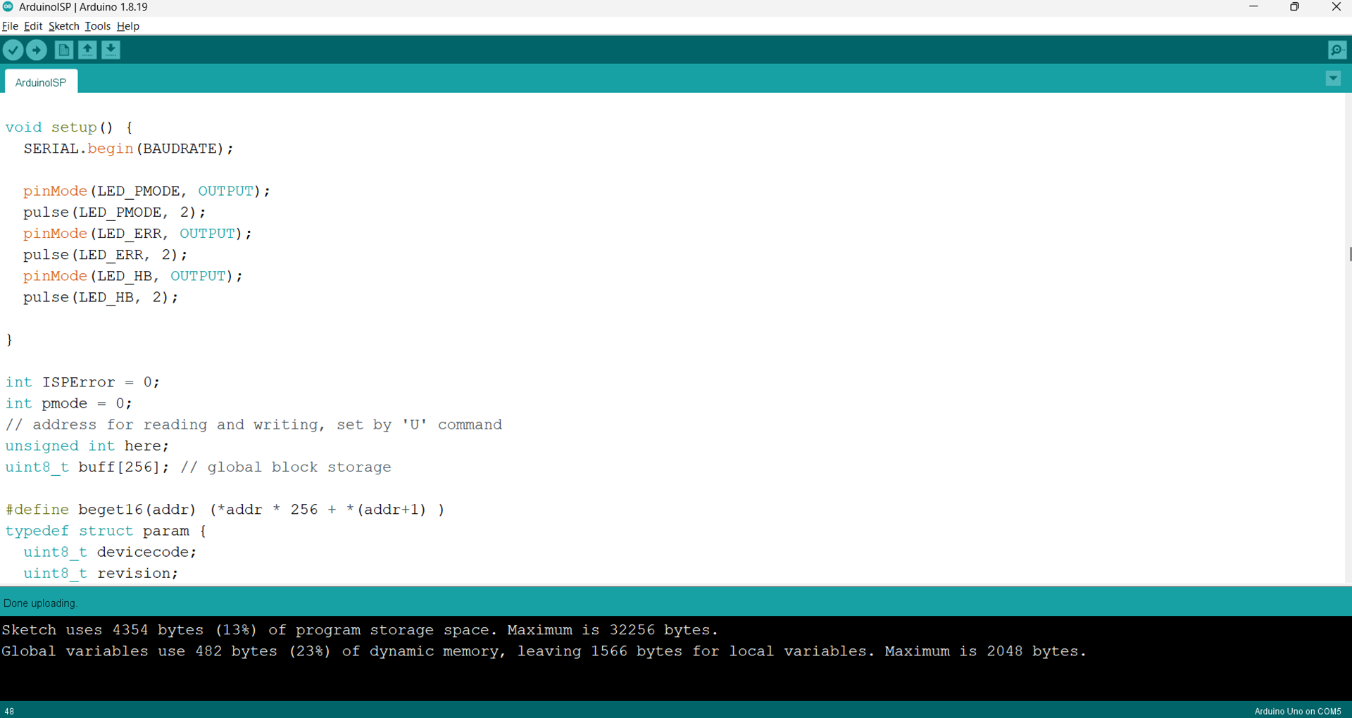 Arduino-bootloader-Arduino-Upload-Program-Done