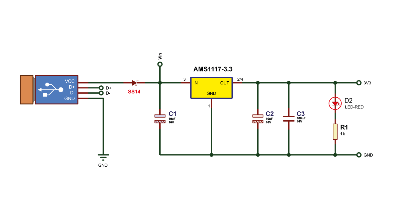 Powering_ESP32_With_External_Power_Schematic_5V_to_3V3