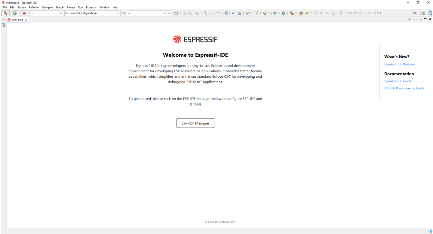 espressif-ide-interface
