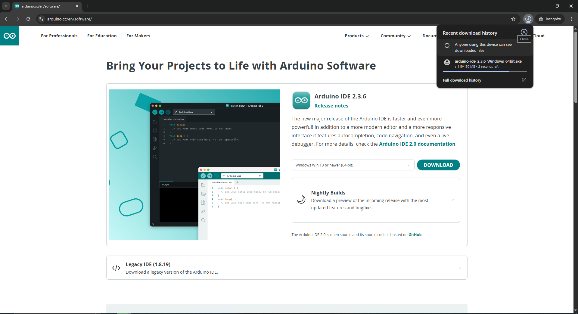 arduino-ide-downloading
