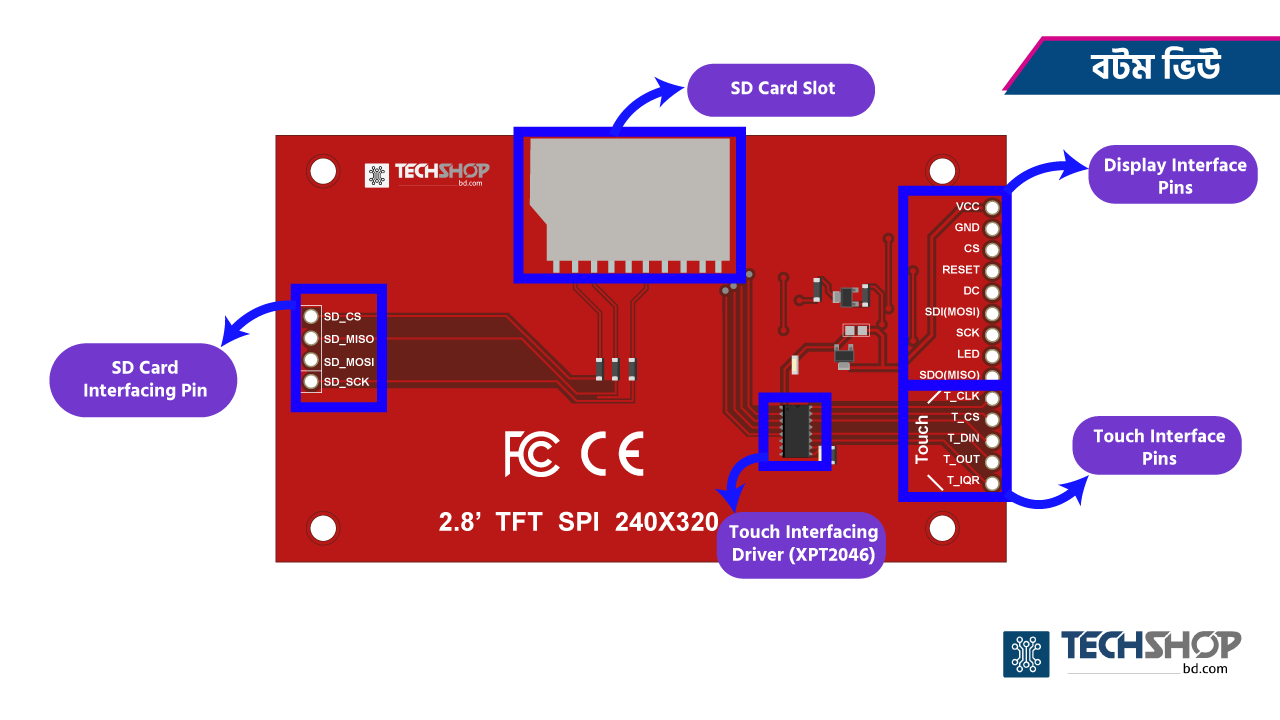 tft-lcd-display-module-2.8-inch-with-touch-bottom-side