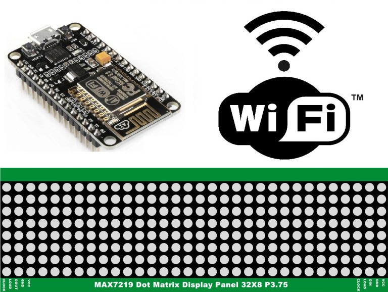 Max7219 wifi display