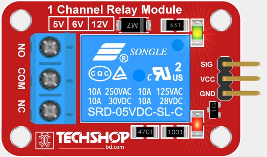 AC Light - 1 Channel 5V Relay Module