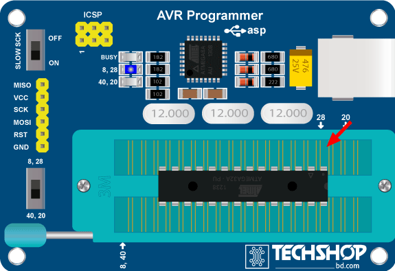 AVR Programmer R2 ATmega8A