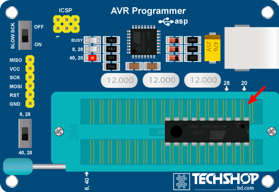 AVR Programmer R2 ATtiny2313