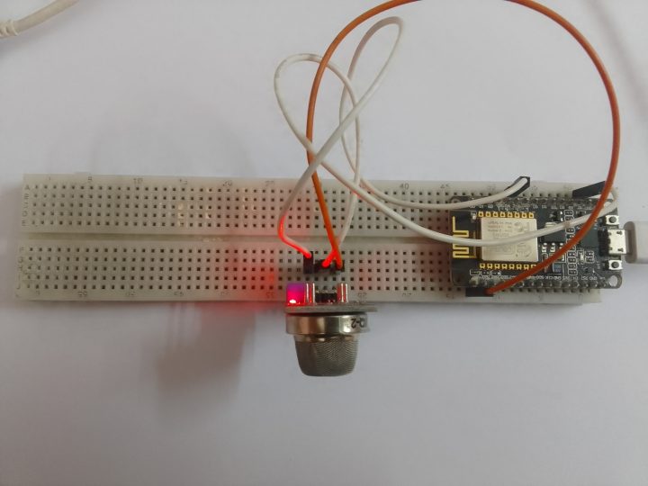 arduino and mq2 circuit connection