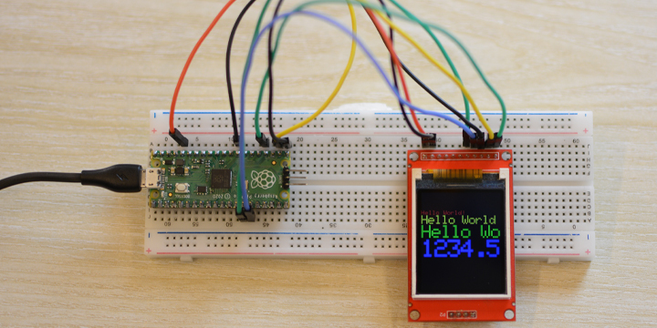 Raspberry Pi Pico with TFT LCD