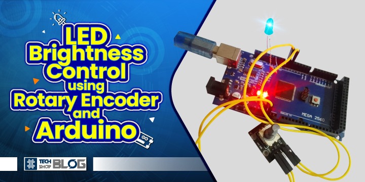 Controlling LED brightness with Rotary encoder and Arduino