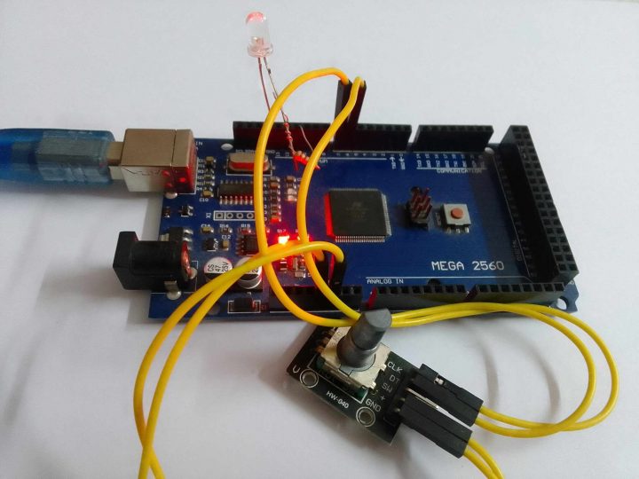 Rotary encoder and arduino uno connection